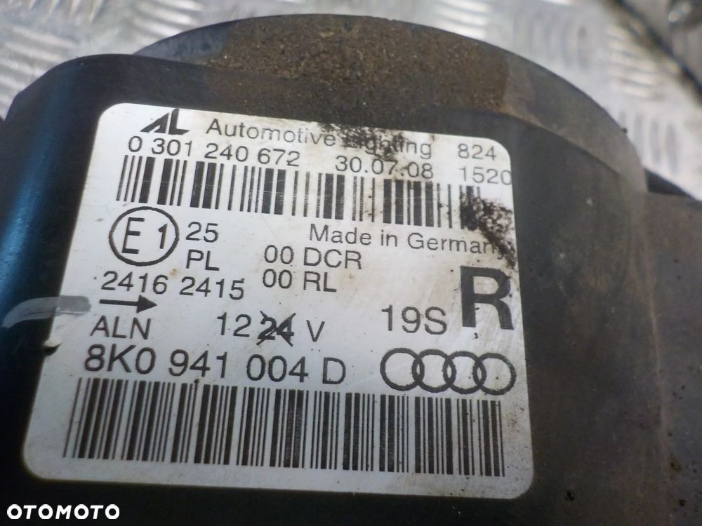 AUDI A4 B8 LAMPA PRAWY PRZÓD PRAWA PRZEDNIA 8K0941004D - 2