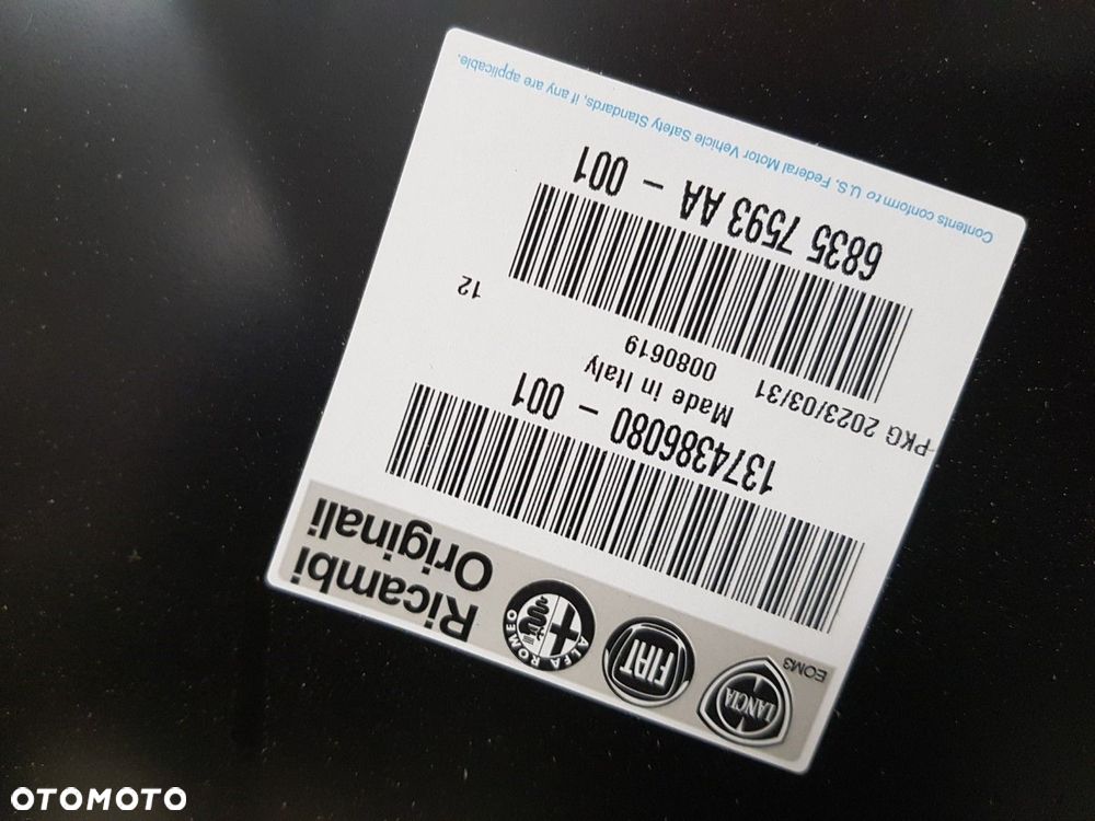 NOWY ORYGINALNY BŁOTNIK LEWY PEUGEOT BOXER CITROEN JUMPER FIAT DUCATO III 14-25 68357593AA - 2