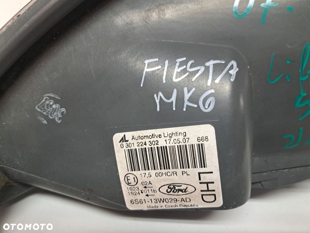 FORD FIESTA MK6 LIFT  LAMPA PRZÓD PRZEDNIA PRAWA EUROPA 6S61-13W029-AD - 3
