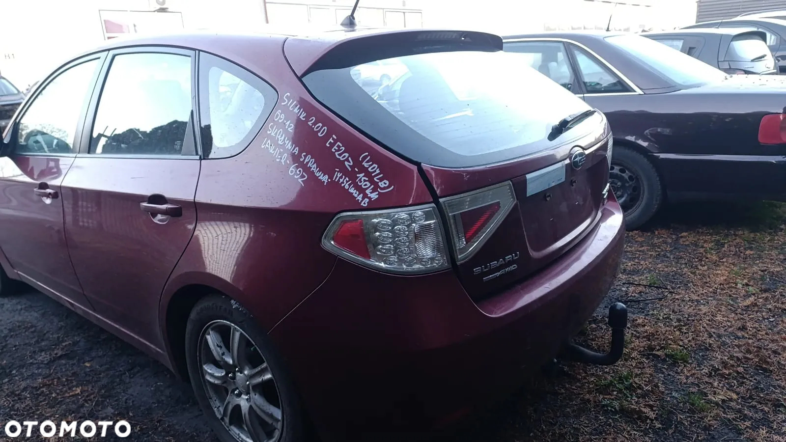 33182 subaru impreza III 2011 r na części  silnik 2.0 D EE20Z 150 km skrzynia TY756W12AB  lakier 69Z - 15