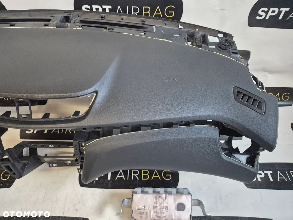 NISSAN QASHQAI II X-TRAIL T32 LIFT DESKA ROZDZIELCZA KONSOLA KOKPIT PULPIT PODUSZKI AIRBAG AIR BAG PASY KIT SET - 4