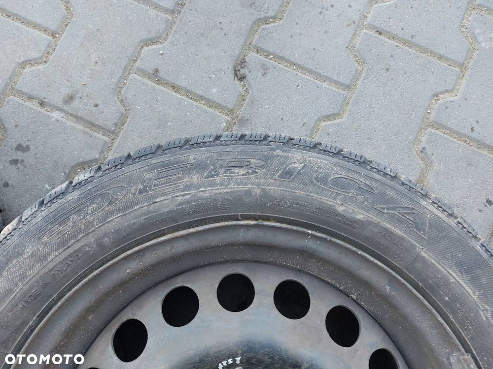 KOŁA FELGI OPONY ZIMOWE 2 SZTUKI 4x100 6Jx15 FI56,6 185/60R15 OPEL - 4