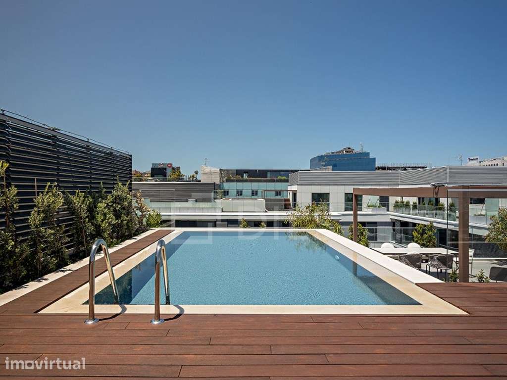 Penthouse T4, com piscina e terraço nas Avenidas Novas, Lisboa - Grande imagem: 3/115