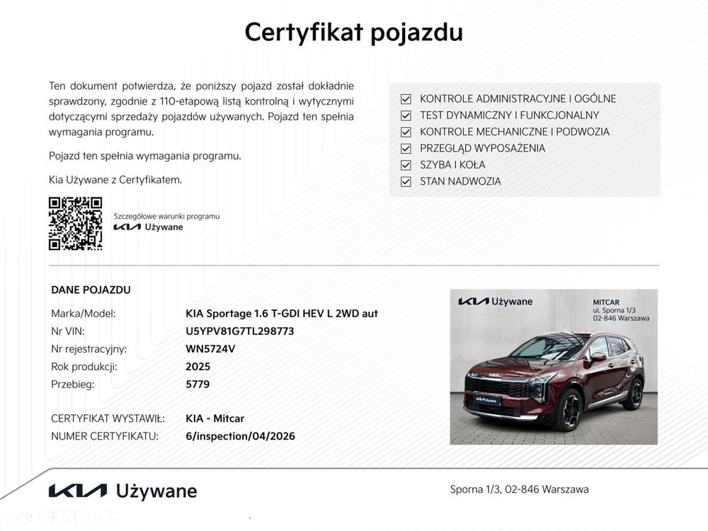 Kia Sportage 1.6 T-GDI HEV L 2WD - 21