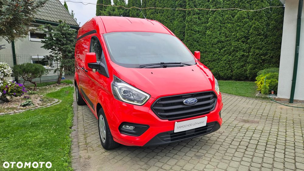 Ford Custom 2,0TDCI L2H2 Automat Nawigacja Duży Wyświetlacz Webasto Led Parktronik Hak Super Stan - 3