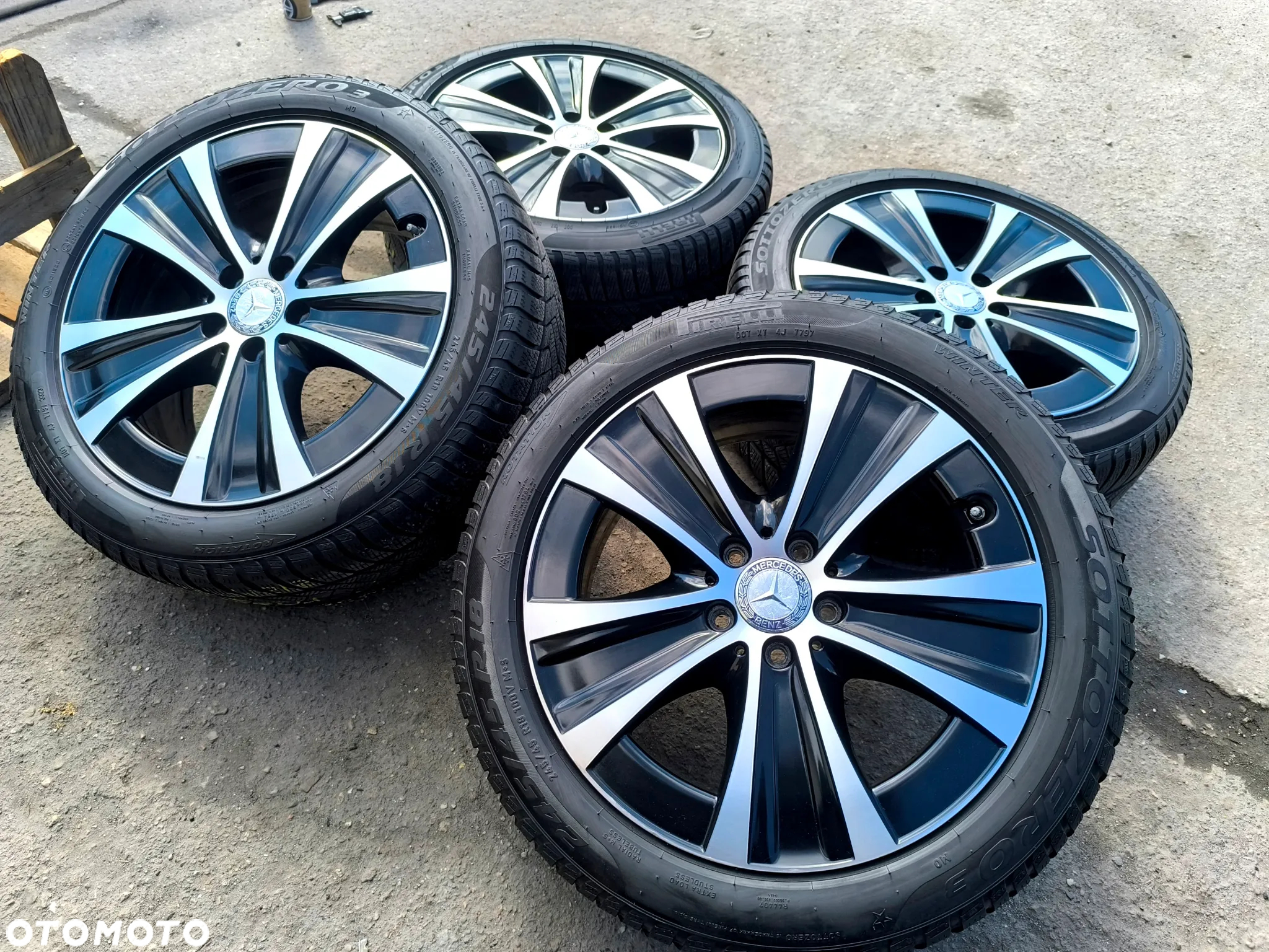 5x112 Alufelgi Felgi Aluminiowe 18 Koła Zimowe Zima MERCEDES E KLASA W212 W213 C W204 C238 A238 6,5mm 23r. Legnica ALU-RAD 245/45 275/40 - 20