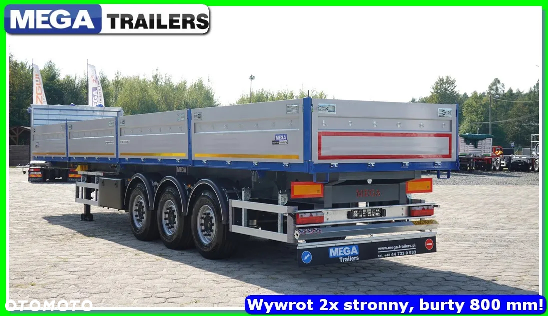 Mega 25 m³ wywrotka - platforma, 2-stronna, HARDOX 450 !!! - 33