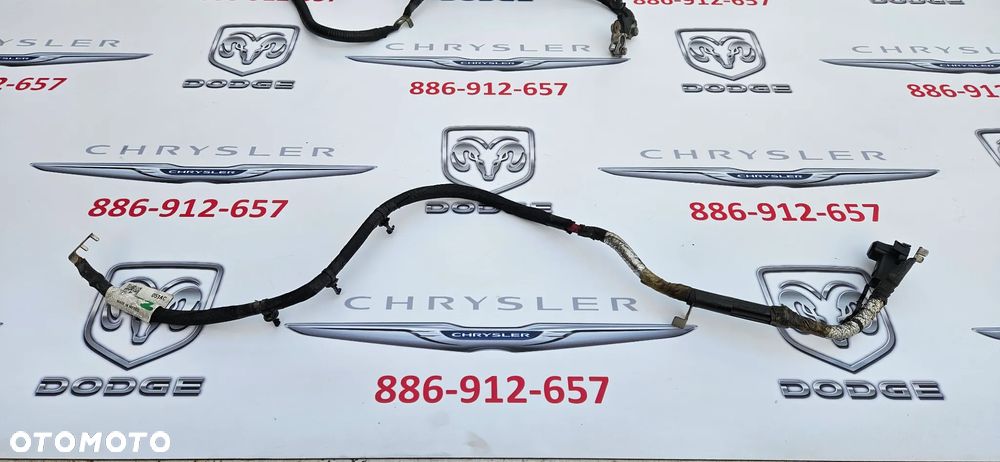 Chrysler Pacifica 2016- 3.6 V6 przewód masowy akumulatora Plus Minus Klema P68271650AB P68309051AC P68271640AC P68271649AC - 4