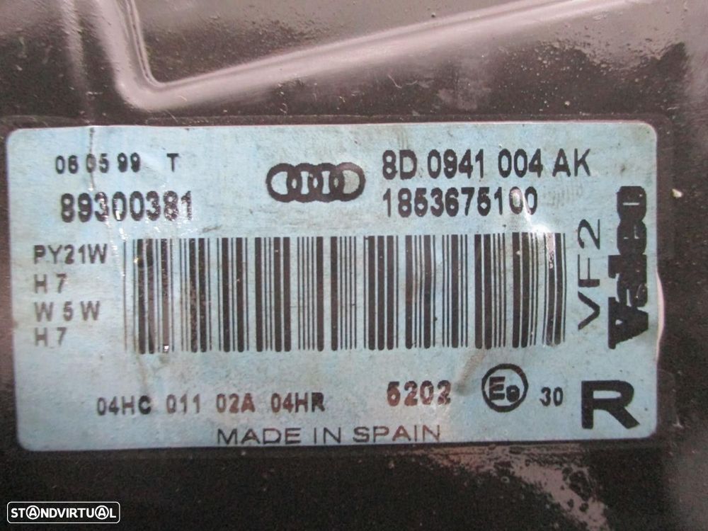 FAROL DIREITO AUDI A4 1999 - 4