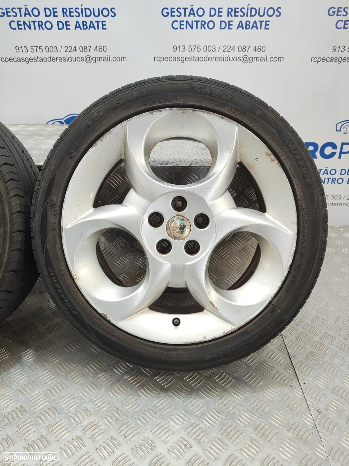 Conjunto Jantes 17 Alfa Romeo 147 7J ET40,5 5x98 - 4