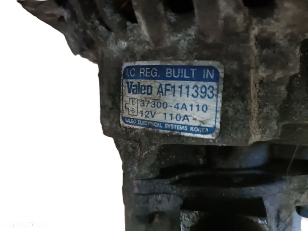 KIA SORENTO I 02-09 r. 2,5 CRDI alternator + - 4