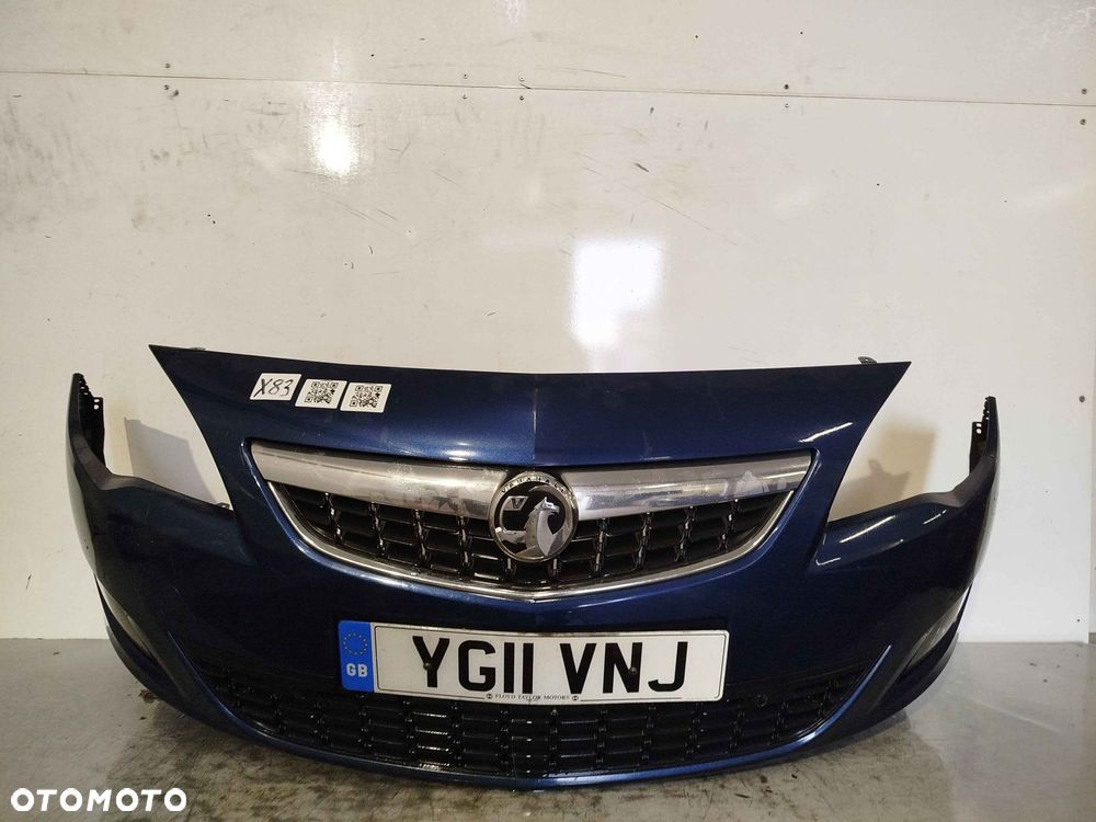 + ZDERZAK PRZÓD PRZEDNI OPEL ASTRA J 4 IV Z22A GRANAT GRANATOWY PDC CZUJNIKI HALOGENY - 1