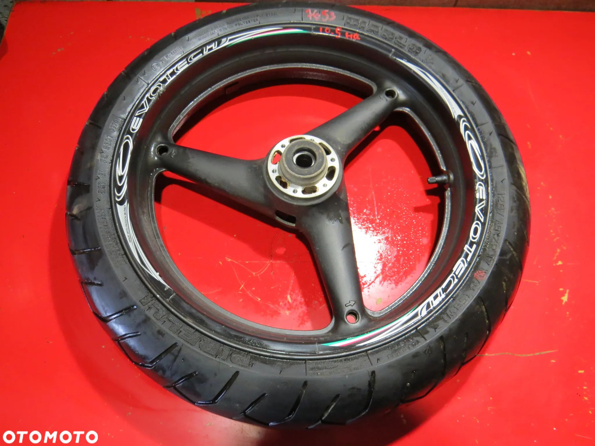 HONDA HORNET 600 PC36 03 koło przód felga opona przednie 120/70-17 - 1