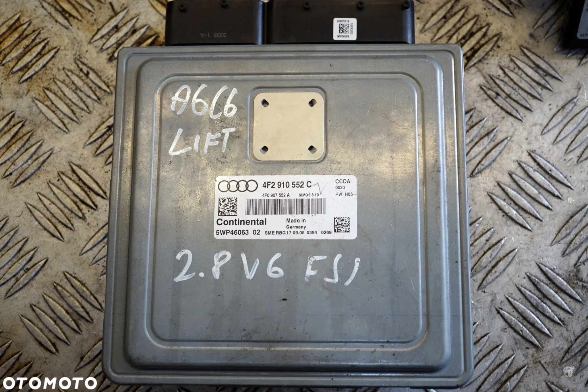 ZESTAW STARTOWY ODPALENIA A6 C6 LIFT 2.8 FSI 4F2910552C AUDI 2008-2011 - 7