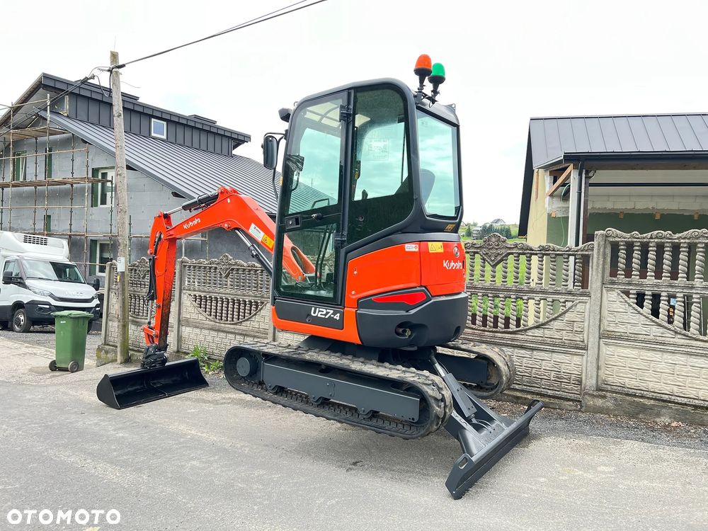 Kubota U27-4 * MiniKoparka Kubota U27 * Zerowy Obrys * 3 Tony * Stan Bardzo Dobry * - 15