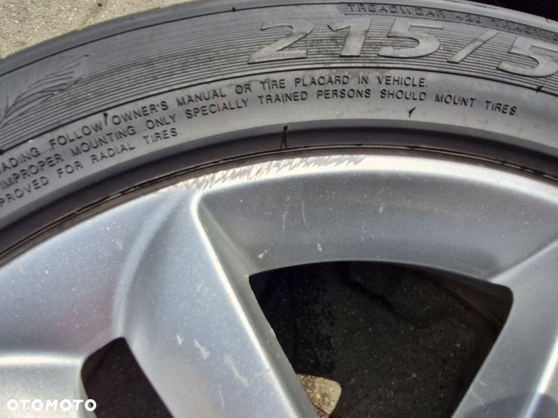 PEUGEOT 508 1 I FELGI ALUMINIOWE ALUFELGI 17'' CALI 5x108 7J ET46 9671401380 - 12