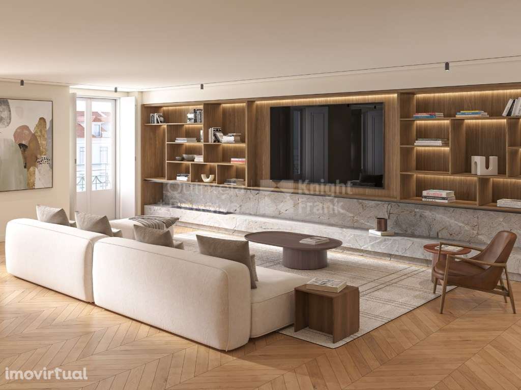 Apartamento T3+1 no Chiado, vista rio. Remodelação total. - Grande imagem: 2/33