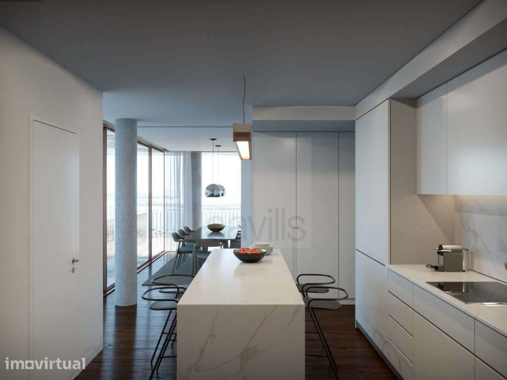 T4 duplex com terraço privativo, Miramar Tower, Venda, Foz do Douro... - Grande imagem: 3/8