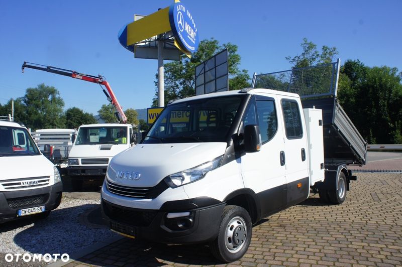 Iveco 50C18 wywrotka kiper HDS żuraw zabudowa skrzynia - 15