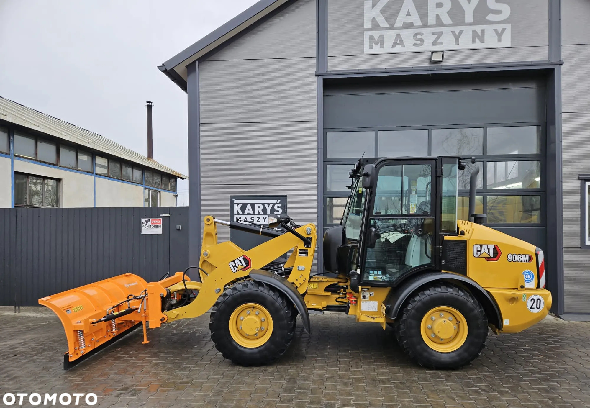Caterpillar ŁADOWARKA KOŁOWA CAT CATERPILLAR 906 906M 907 908 2021R PŁUG ŚNIEŻNY - 2