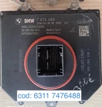 Modul led droser balast bmw seria 5 seria 7 G11 G12 G30 G31 - 1