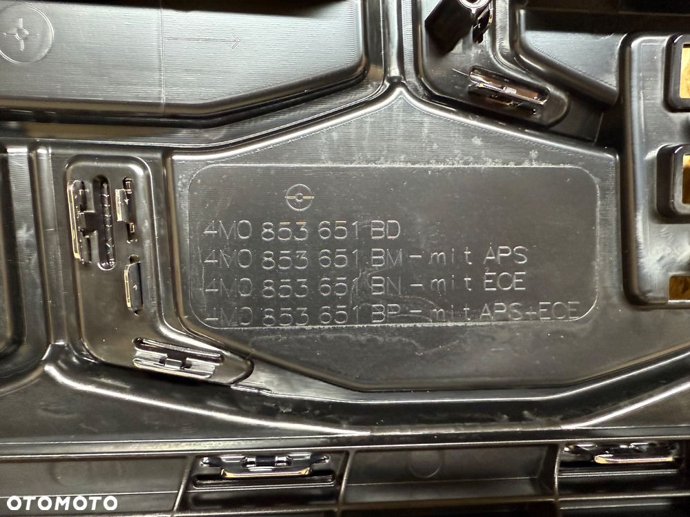 GRILL PRZEDNI ATRAPA PRZÓD KAMERA ACC AUDI Q7 4M II S-LINE LIFT 4M0853651BD - 5