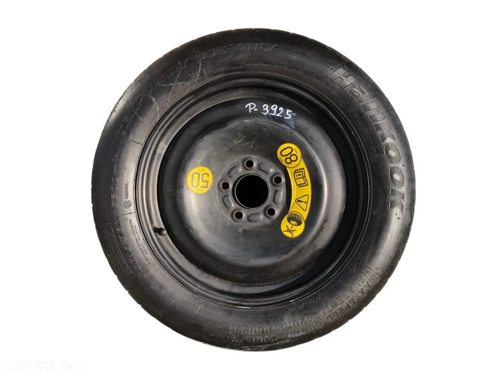 3938. koło zapasowe dojazdowe 125/90 r16 et: 30 5x108 63,4 mm ford c-max volvo - 1