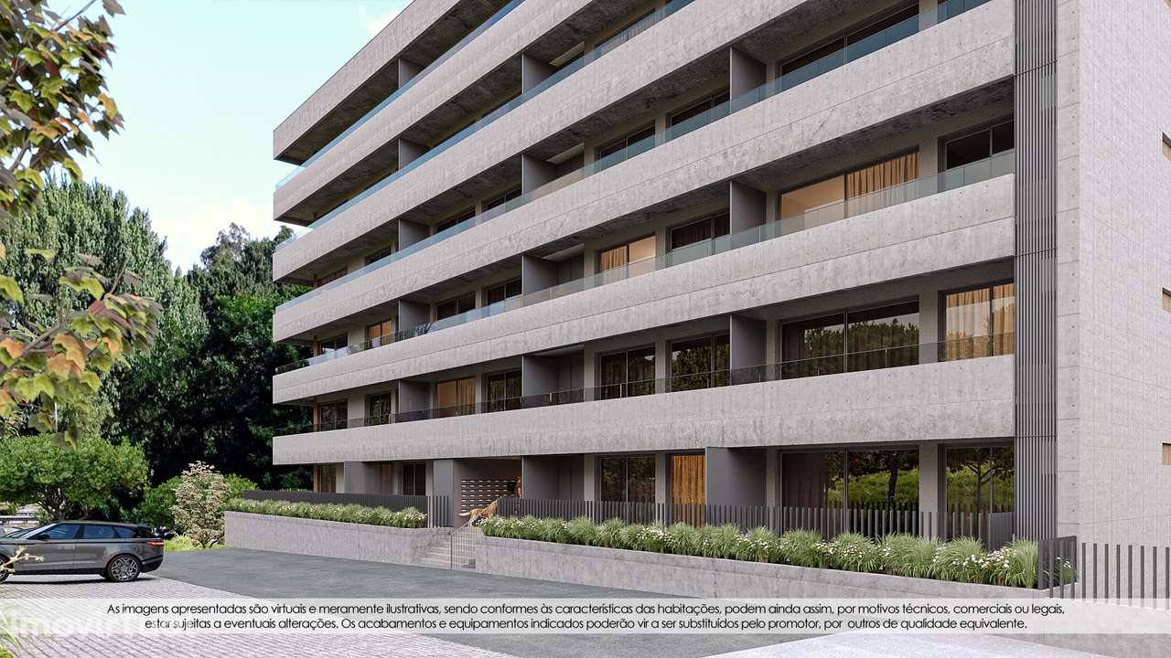 Excelente T2, Suíte, Novo, com varanda, Mafamude, 600m El Corte Inglès - Grande imagem: 4/27