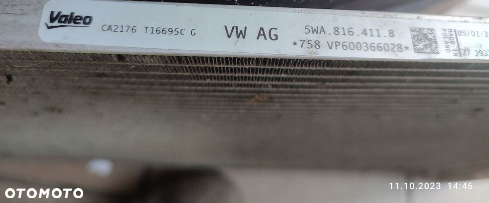 Chłodnica klimatyzacji skraplacz 5WA816411B VW SEAT AUDI SKODA - 3