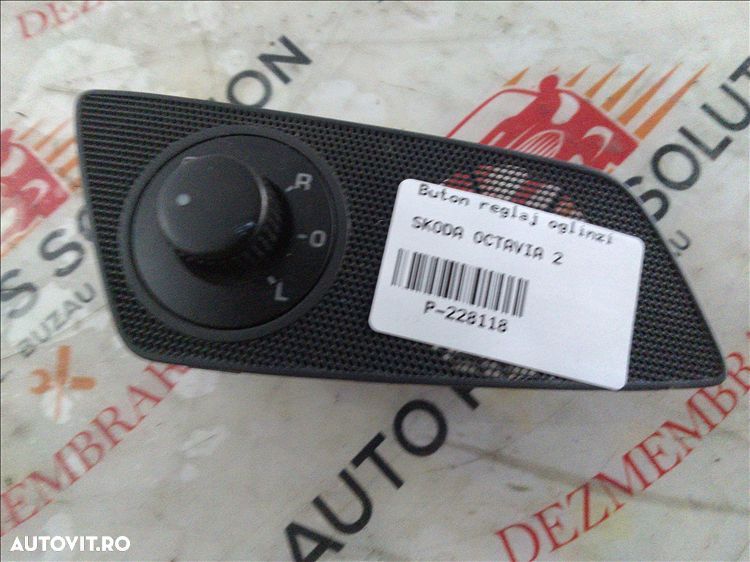 buton reglaj oglinzi skoda octavia 2 - 1