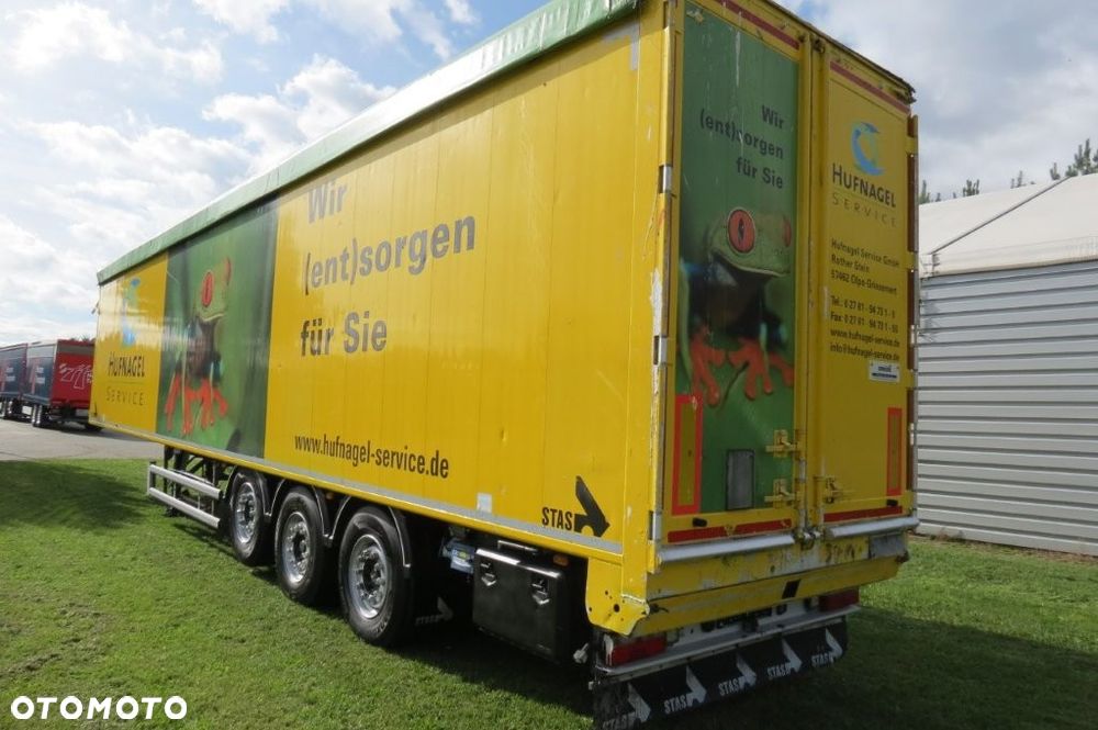 Stas NACZEPA RUCHOMA PODŁOGA STAS S300ZX 2x OŚ PODNOSZONA PILOT SPROWADZONA z Niemiec 1. WŁAŚCICIEL - 2