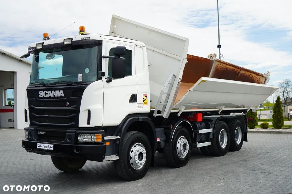 Scania G 480 / 8x4 / WYWROTKA / HYDROBURTA / BORDMATIC / MANUAL - 9