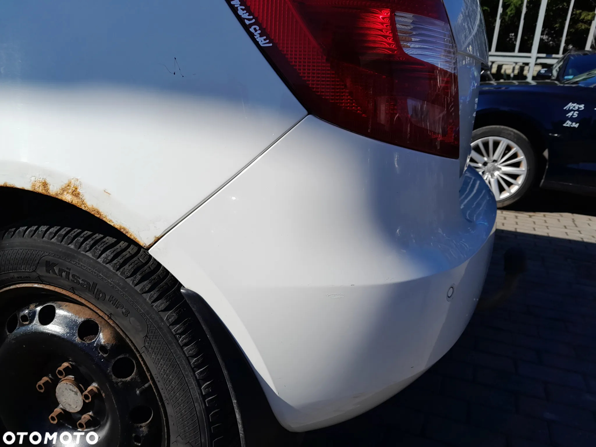 SKODA FABIA II ZDERZAK TYLNY TYŁ HB PARKTRONIC KOLOR: LF9E - 10