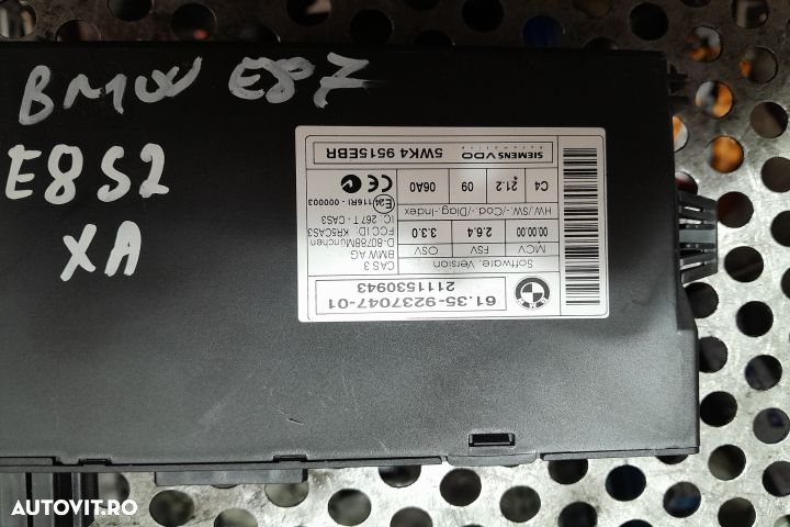 Modul confort 9237047 9237047 BMW Seria 1 E81/E82/E87/E88 [facelift] - 2