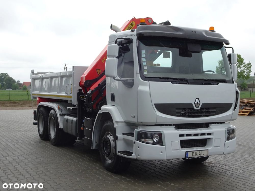 Renault Premium  Wywrotka 6x4 Kipper Hydroburta  HDS Palfinger PK 22002 EH Pojazd Specjalny - 3