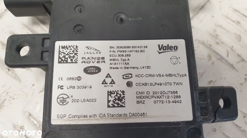 radar acc distronic czujnik zmiany pasa range rover jaguar fw93-14f152-bd - 4