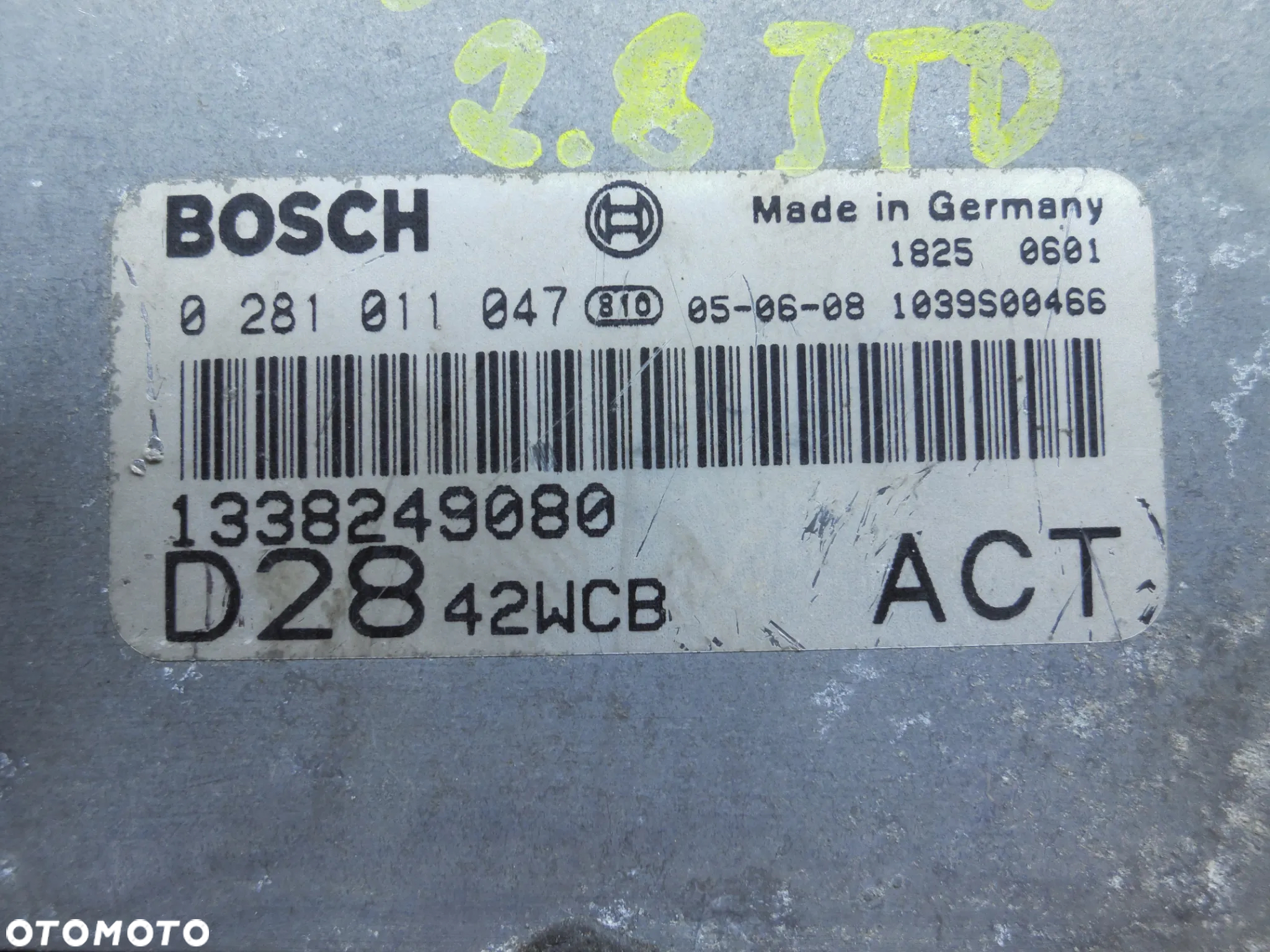 Komputer Fiat Ducato 2.8 JTD 1351213080 0281011047 - 2