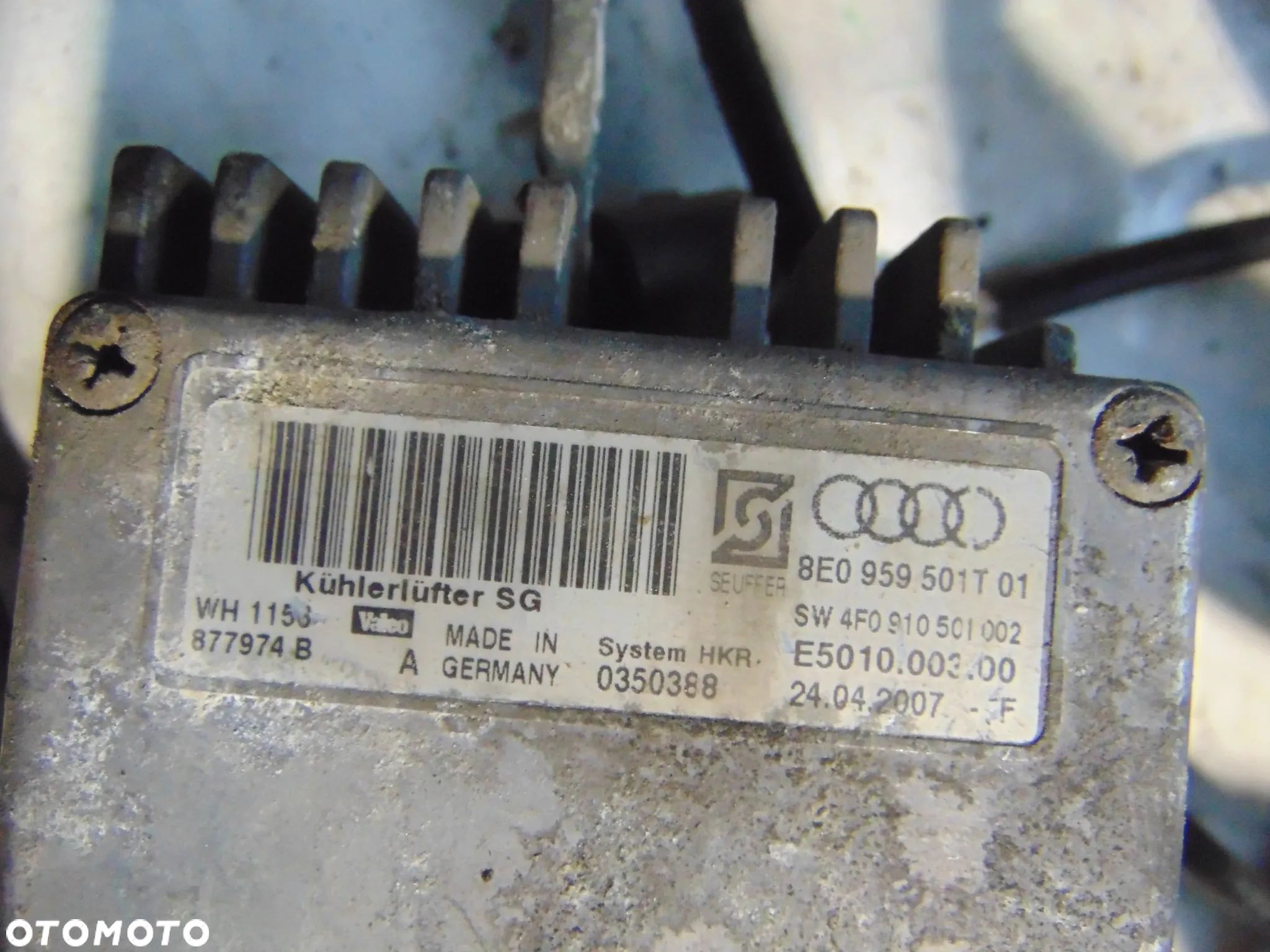 Wentylator chłodnicy audi a4 b7 2,0 tdi - 2