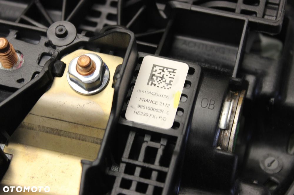 RENAULT LAGUNA III PODUSZKA KIEROWCY KIEROWNICY 985100002R - 3