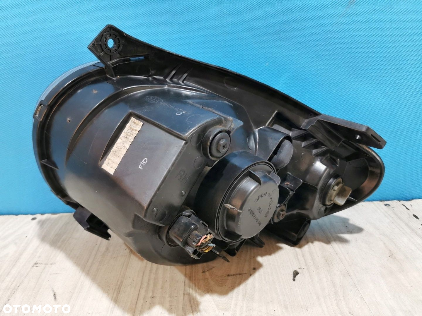 Kia Picanto Lift 2008/2011 lampa reflektor przód prawy Anglik - 2