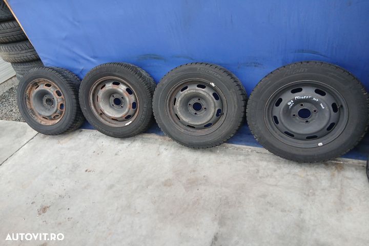 Jante tabla cu anvelope 15 - set 195/65 R16 195/65 R16 Peugeot 307 1 - 2
