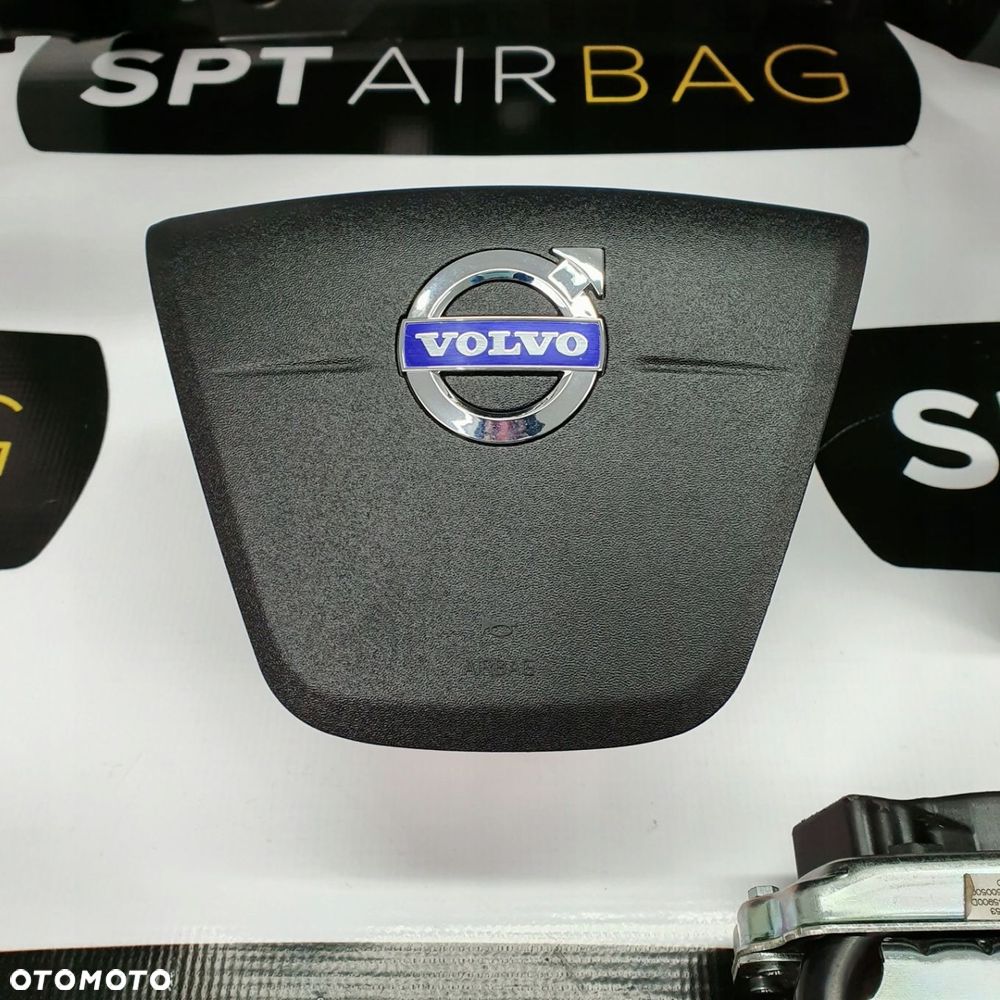 VOLVO V40 DESKA ROZDZIELCZA KONSOLA KOKPIT PULPIT PODUSZKI AIRBAG AIR BAG PASY KIT SET - 5