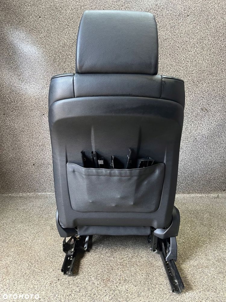 Fotel pasazera prawy przod przedni grzany skora czarna BMW X5 E70 - 7