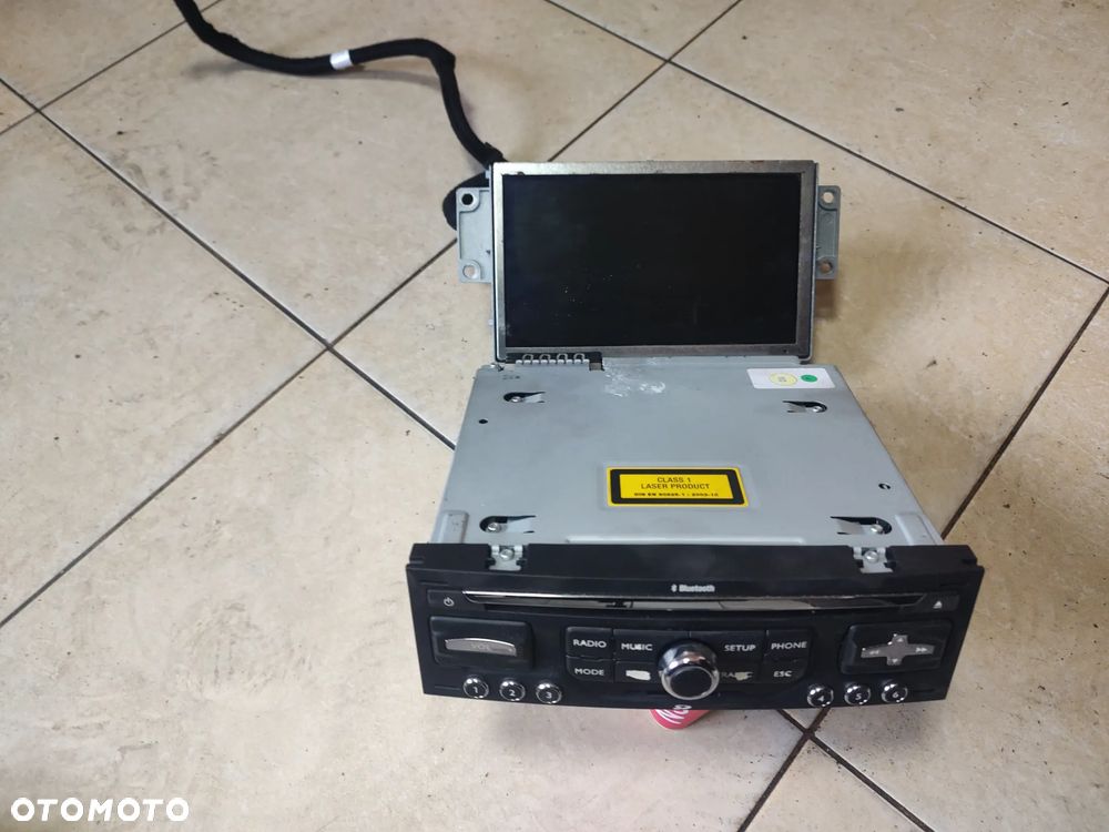 CITROEN C5 X7 CD RADIO NAVI WYŚWIETLACZ 96661984ZD - 1