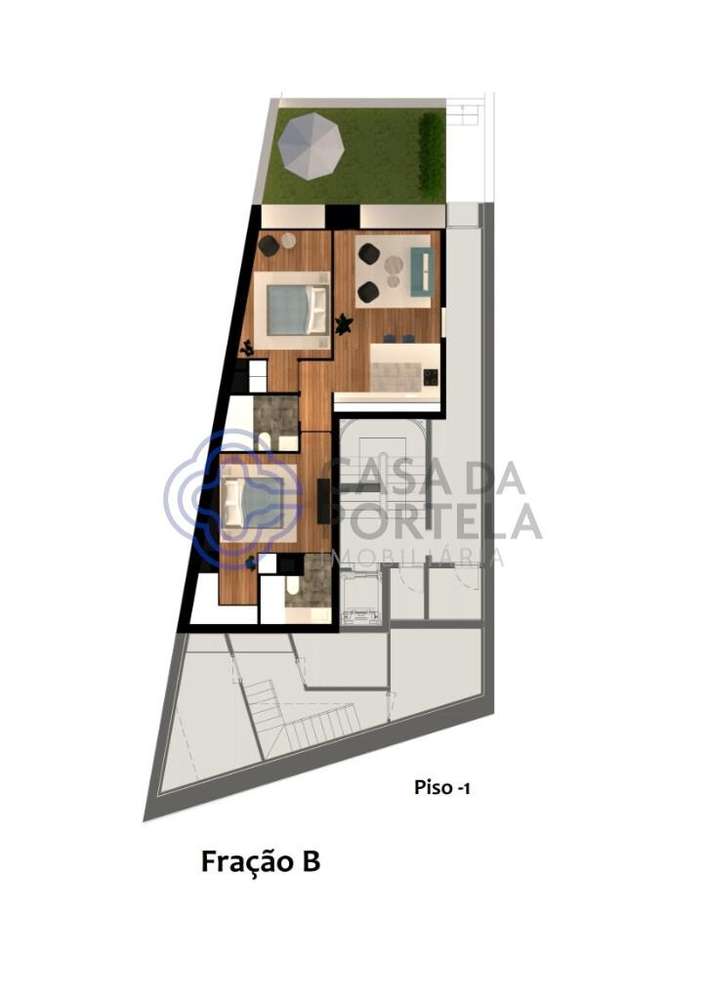 T2 | JARDIM PRIVATIVO 30 M2 | NOVO | ELEVADOR| HOSPITAL SANTO ANTÓNIO - Grande imagem: 4/15