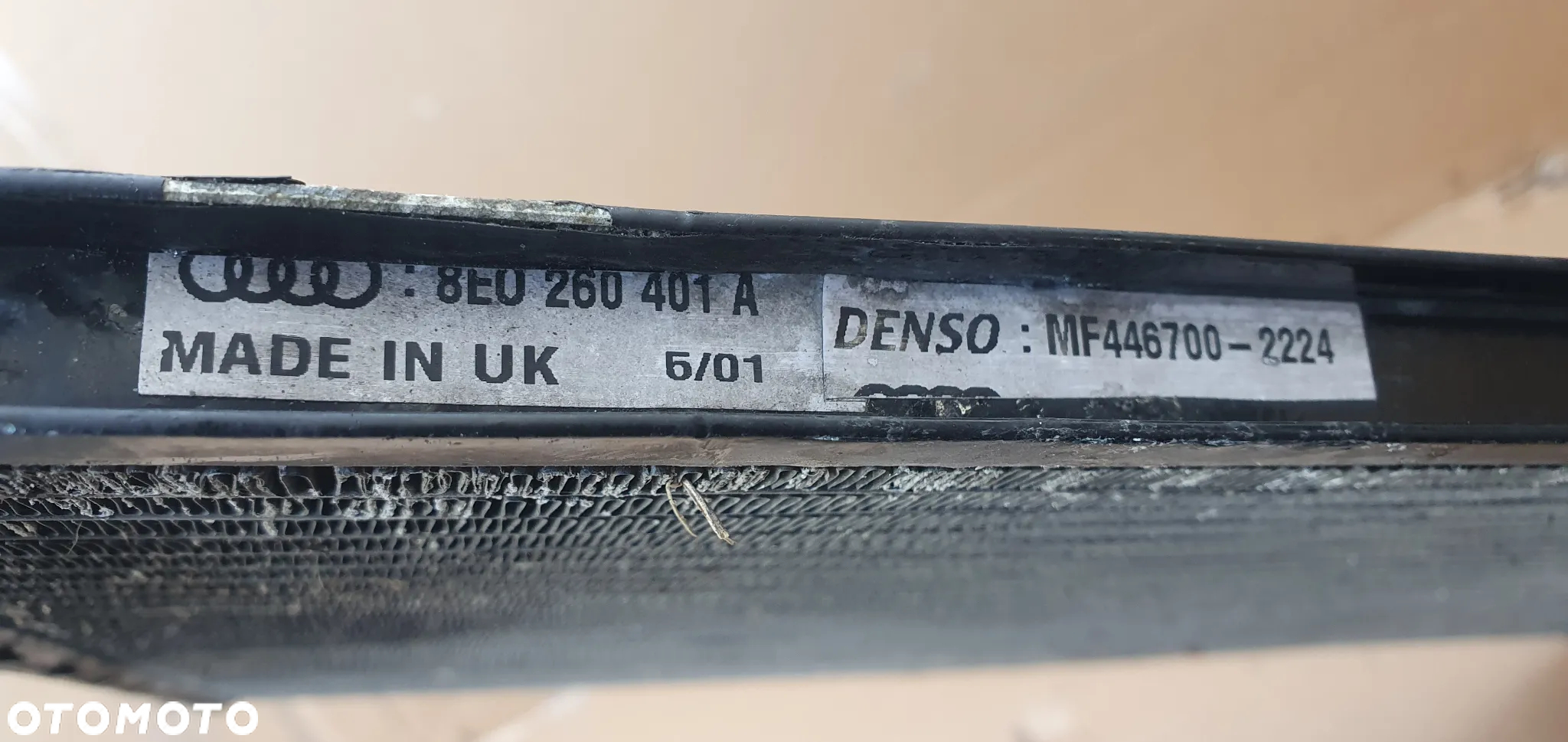 Chłodnica klimatyzacji klimy Audi A4 B6 8E0260401A - 6