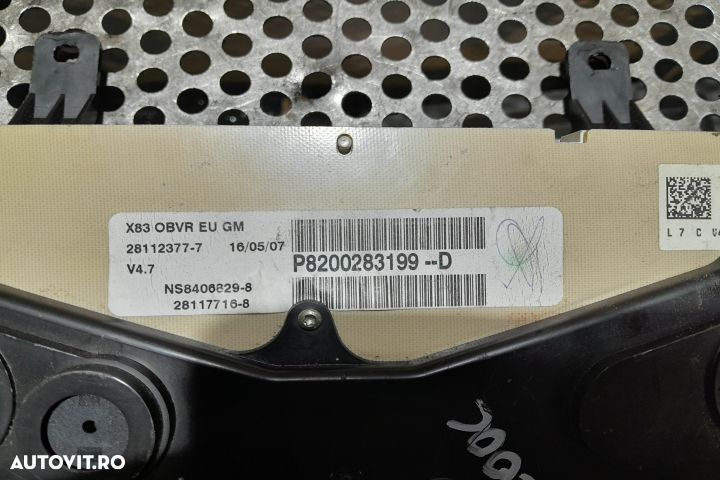 Ceasuri bord 28112377-7 Opel Vivaro A [facelift] [2006 - 2014] Miniva - 3