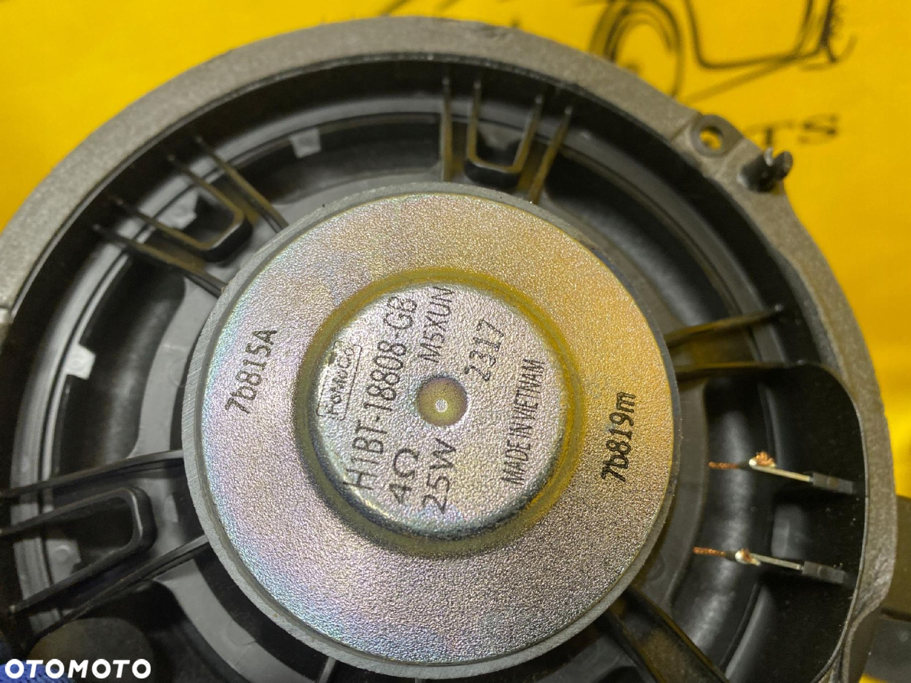 ZESTAW NAGŁOŚNIENIE GŁOŚNIKI BANG OLUFSEN FORD FIESTA MK8 - 8