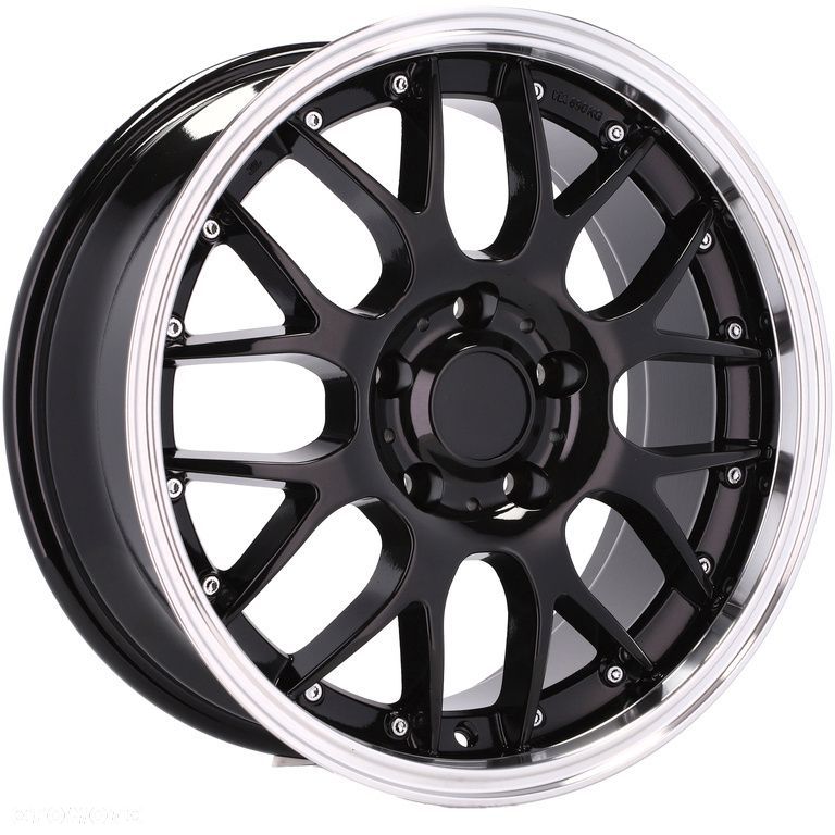 4x Felgi 18 5x120 m.in. do BMW 5 E34 E39 E60 7 E32 E38 E65 6 E63 F06 Polerowany Rant - BY773 - 3