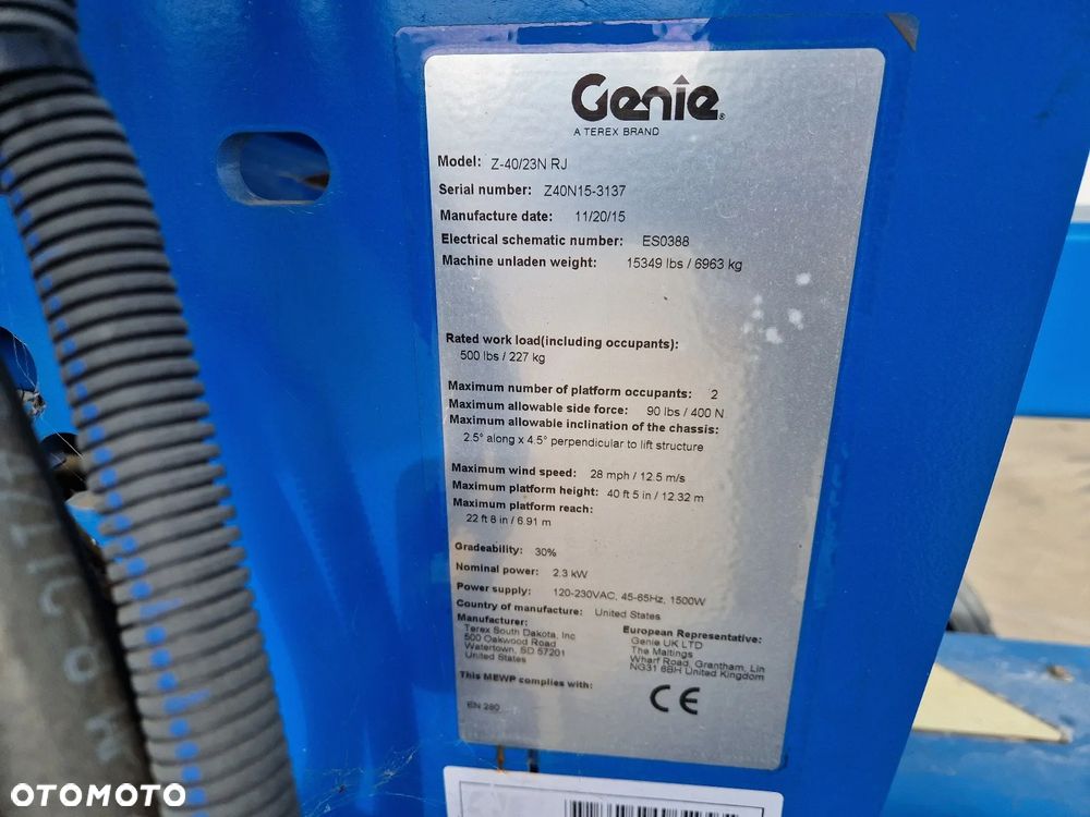 Genie Z-40/23N RJ M529 - 9